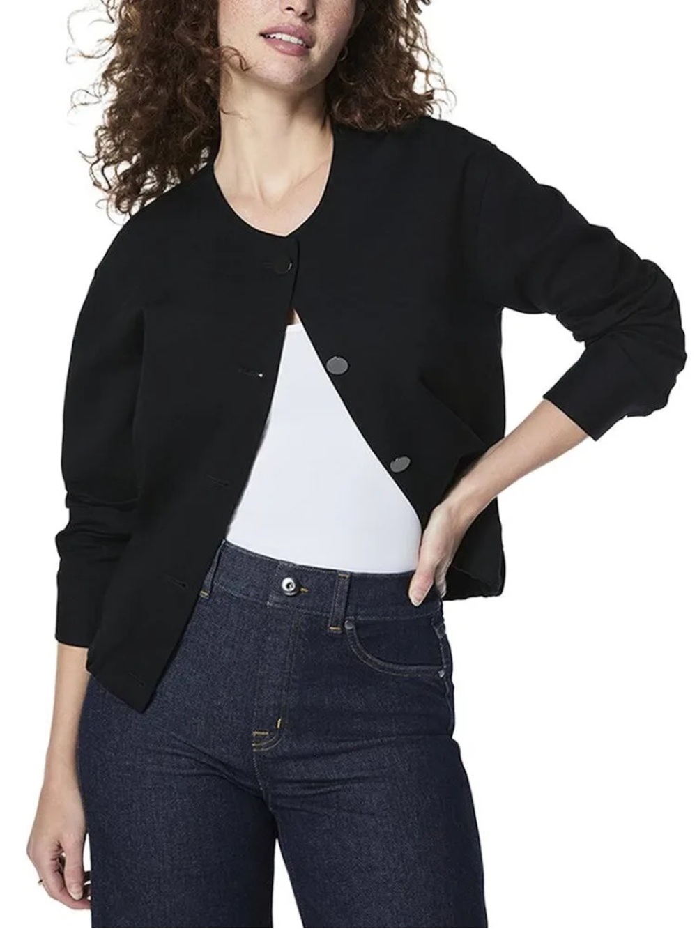SPANX ponte femme bomber trendy jacket NEW WITH TAGS